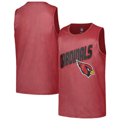 Arizona Cardinals Youth Sun-Bleached Ride the Tide Tank Top - Cardinal - NFL