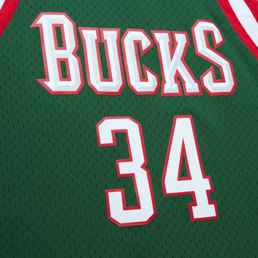 Mitchell & Ness Giannis Antetokounmpo Milwaukee Bucks 2013/14 Hardwood Classics Swingman Jersey Hunter Green
