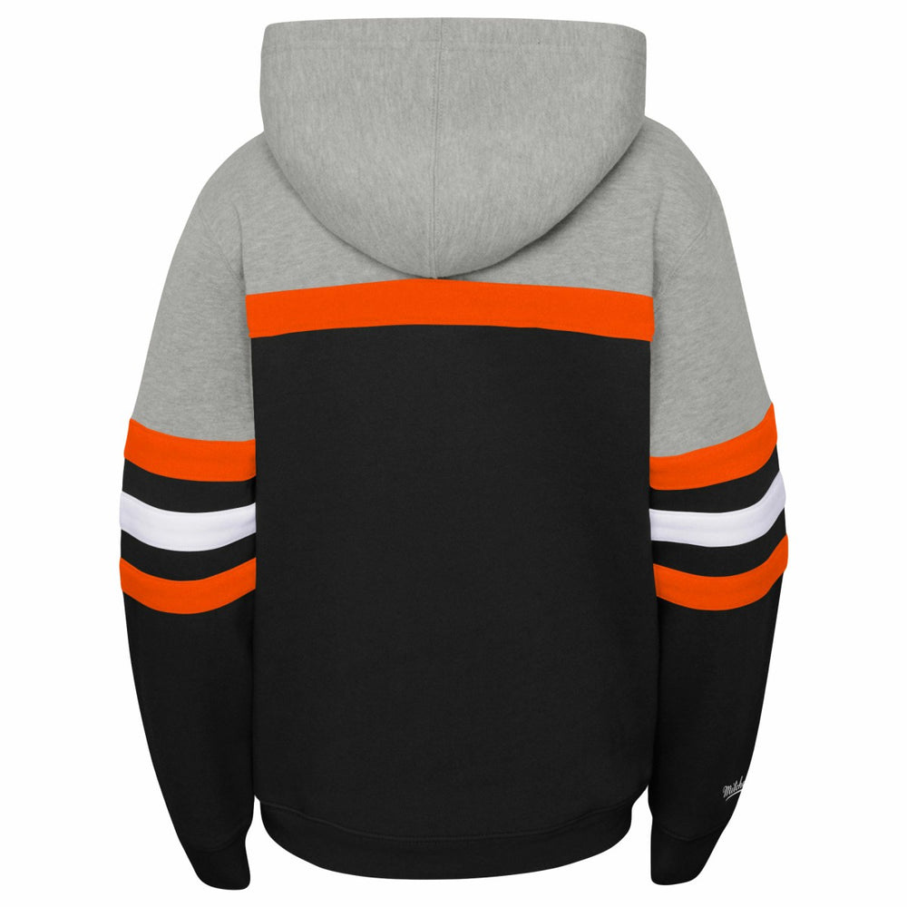 Mitchell & Ness Phoenix Suns Youth Hardwood Classics Head Coach Pullover Hoodie Black/Heather Gray
