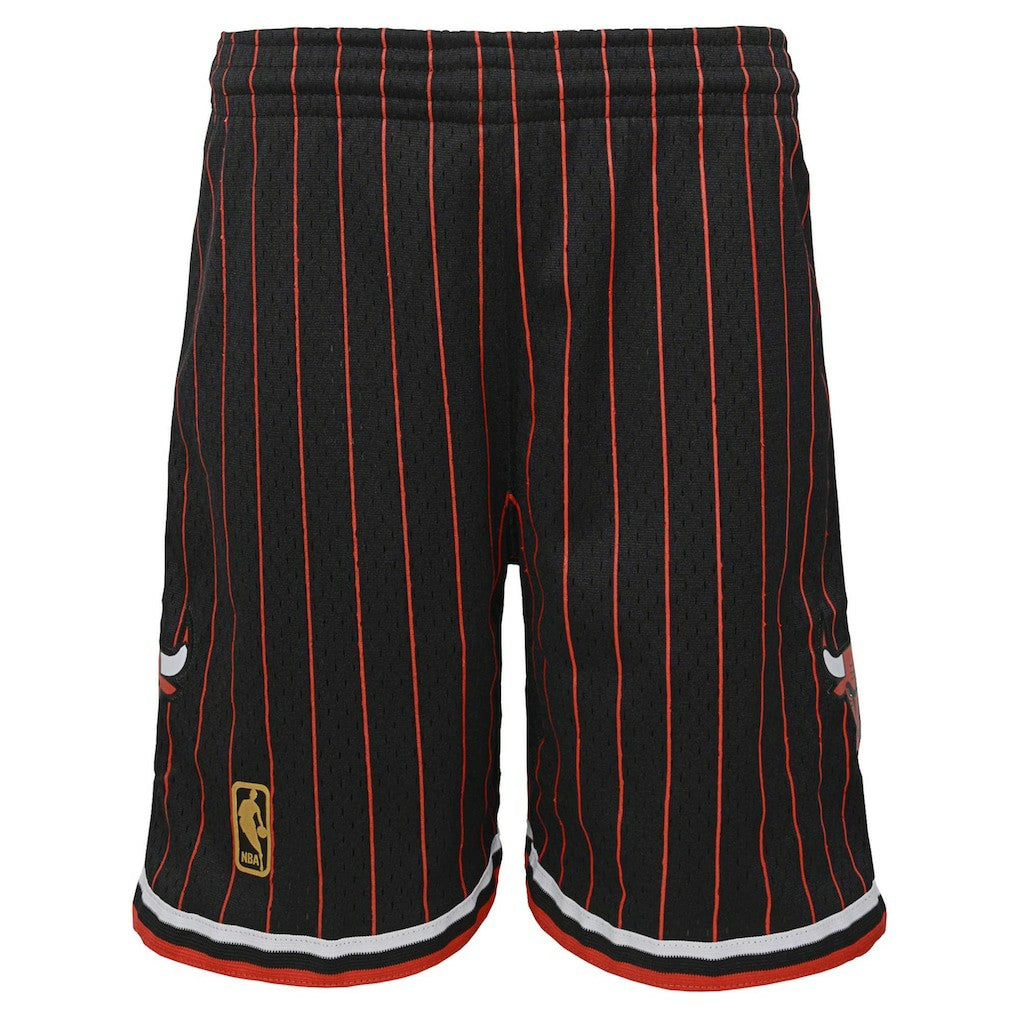 Mitchell & Ness Chicago Bulls Youth Hardwood Classics Swingman Shorts Black
