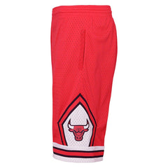 Mitchell & Ness Chicago Bulls Youth Hardwood Classics Swingman Shorts Red