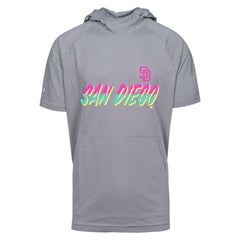 San Diego Padres Levelwear City Connect Phase Core Logo Short Sleeve Hoodie Discount