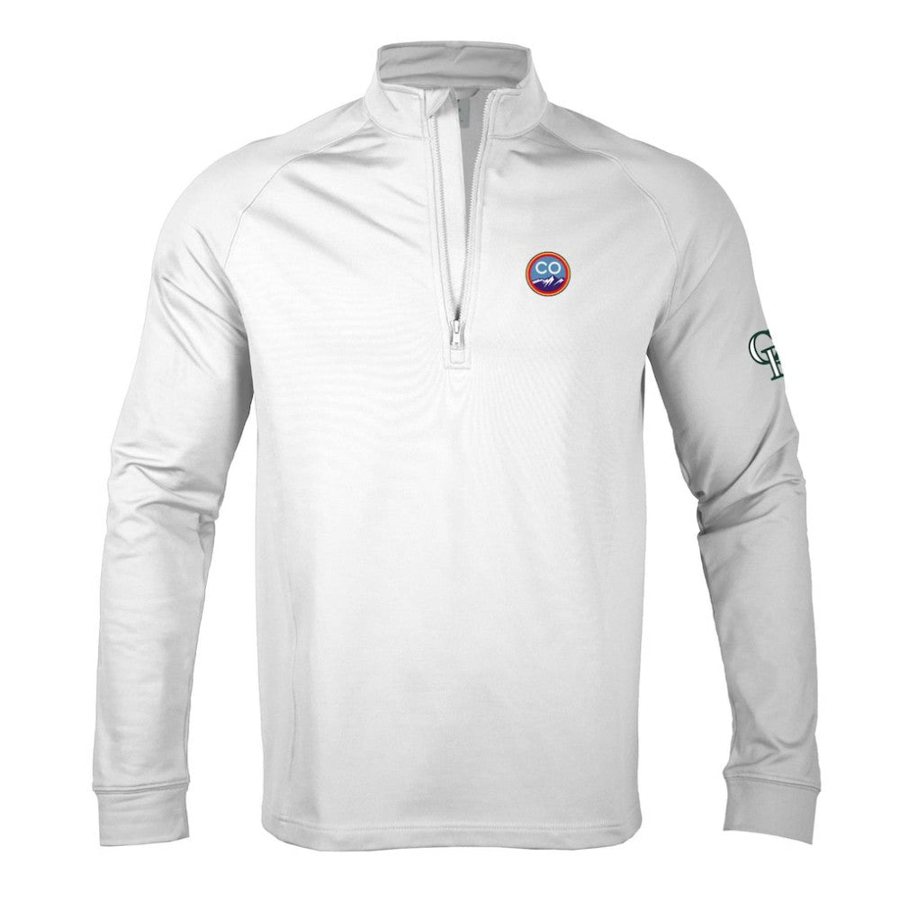Colorado Rockies Levelwear City Connect Calibre Insignia Core Quarter-Zip Pullover Top Sale