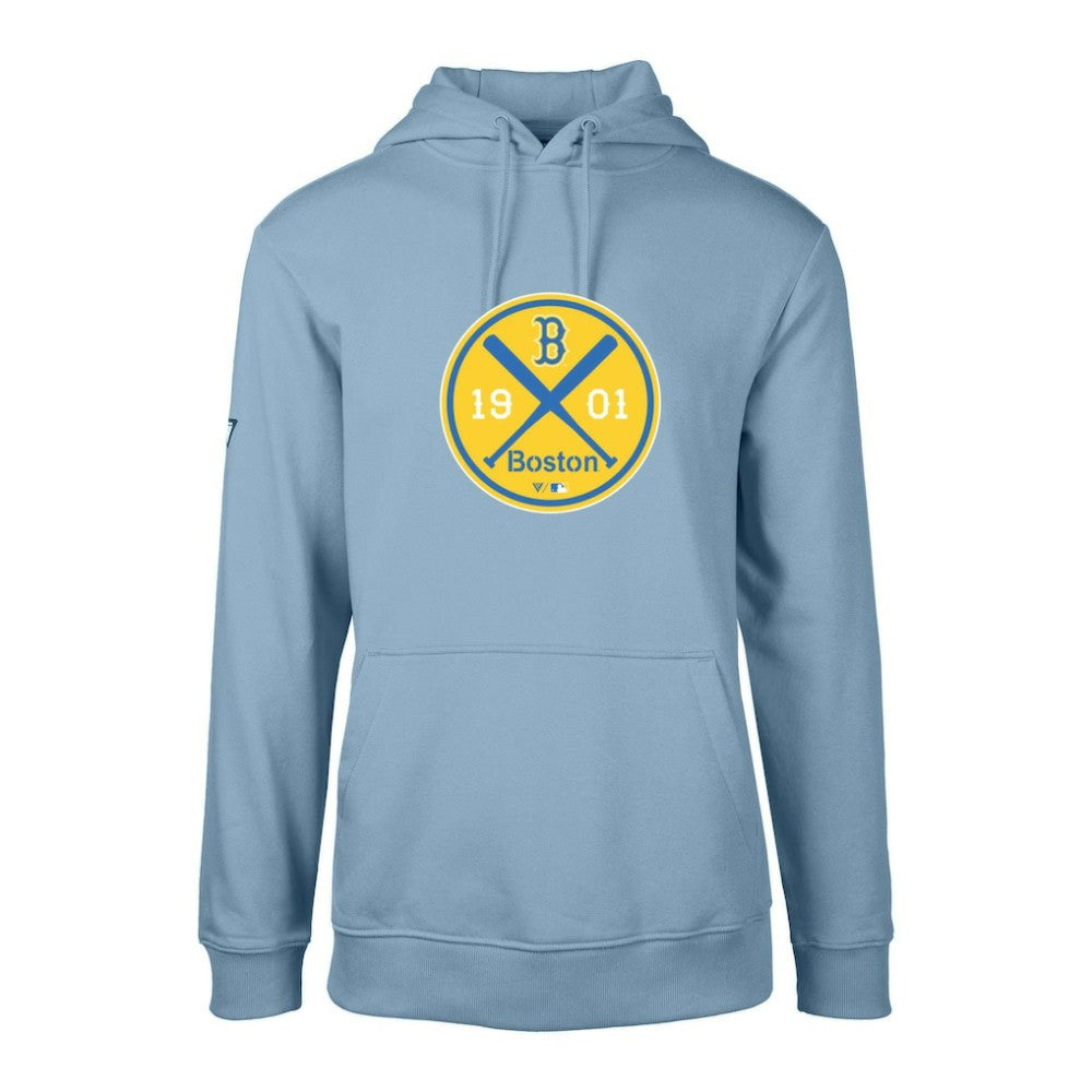 Boston Red Sox Levelwear City Connect Podium Strike Pullover Hoodie Sale