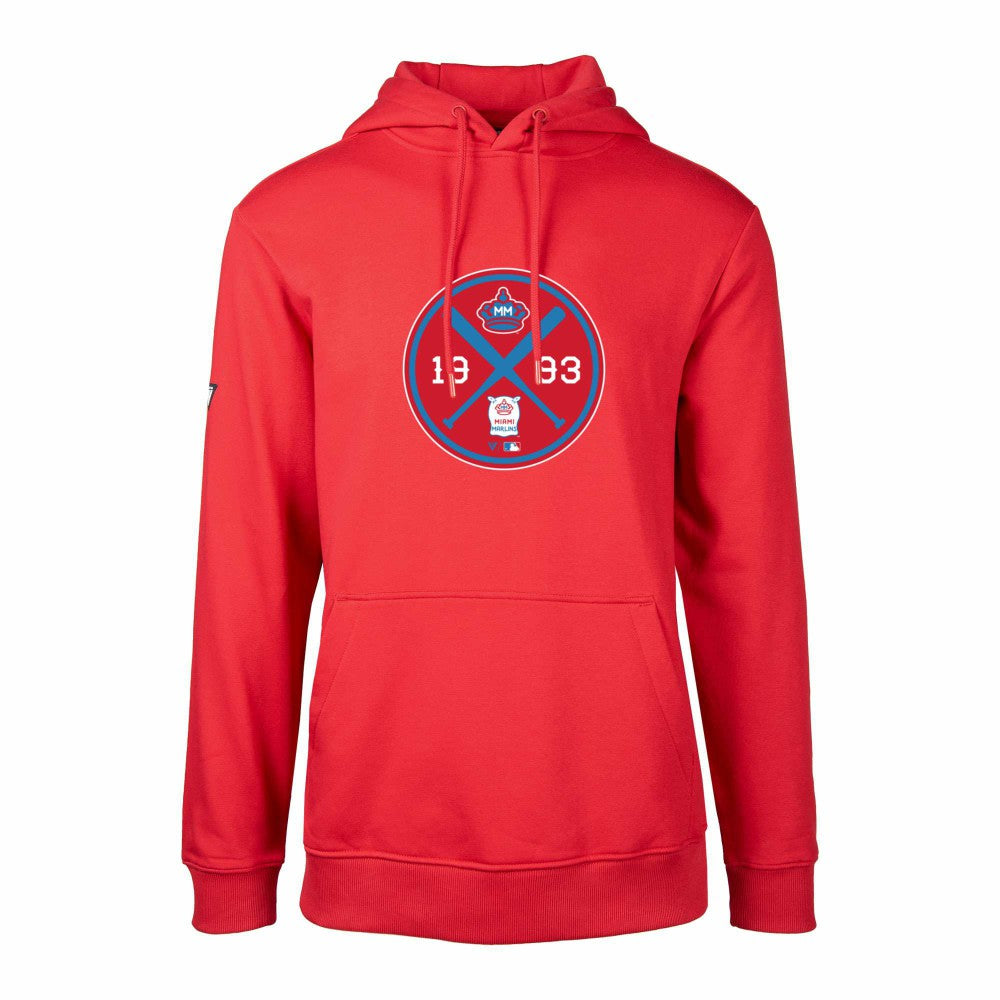 Miami Marlins Levelwear City Connect Podium Strike Pullover Hoodie Outlet