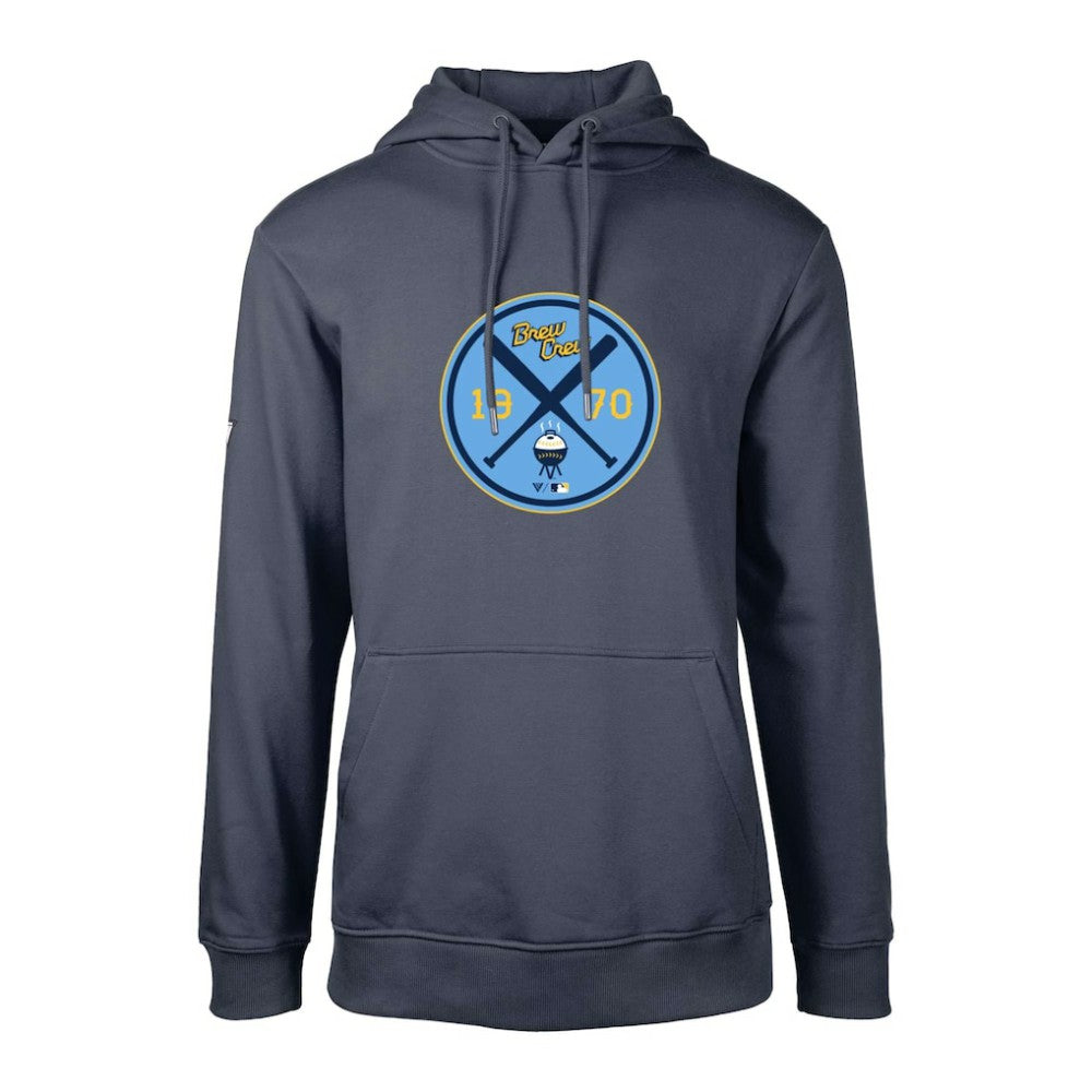 Milwaukee Brewers Levelwear City Connect Podium Strike Pullover Hoodie for sale