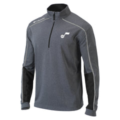 Columbia Utah Jazz Omni-Wick Shotgun 2.0 Quarter-Zip Pullover Top Black