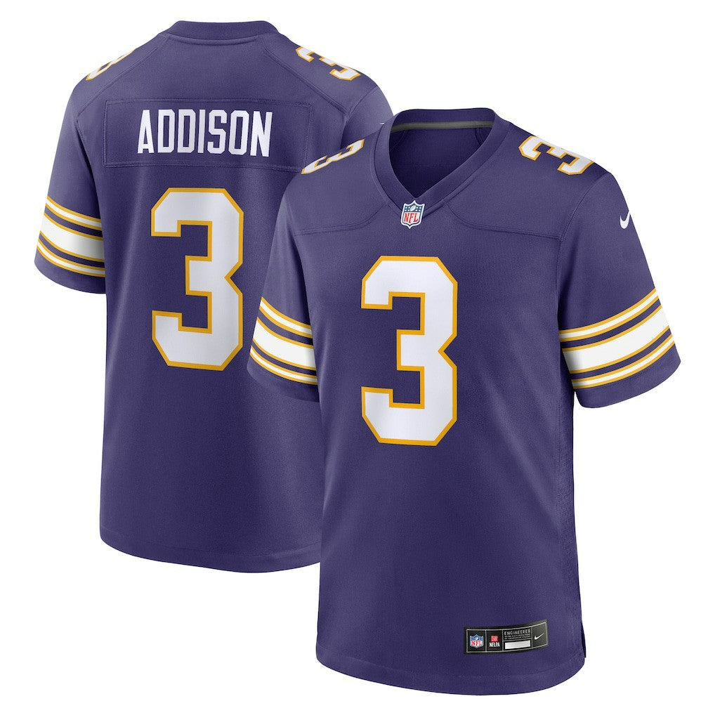 Jordan Addison Minnesota Vikings Alternate Game Jersey - Purple - Nike