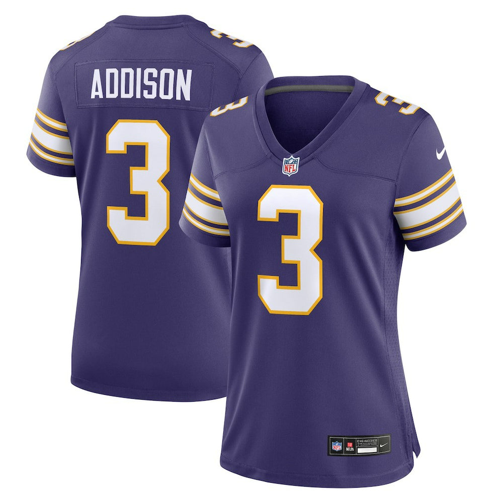 Jordan Addison Minnesota Vikings Women's Alternate Game Jersey - Purple - Nike