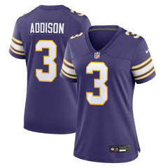 Jordan Addison Minnesota Vikings Women's Alternate Game Jersey - Purple - Nike
