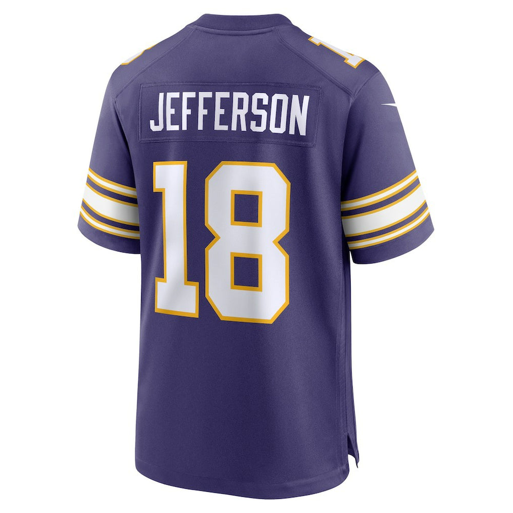 Justin Jefferson Minnesota Vikings Classic Player Game Jersey - Purple - Nike