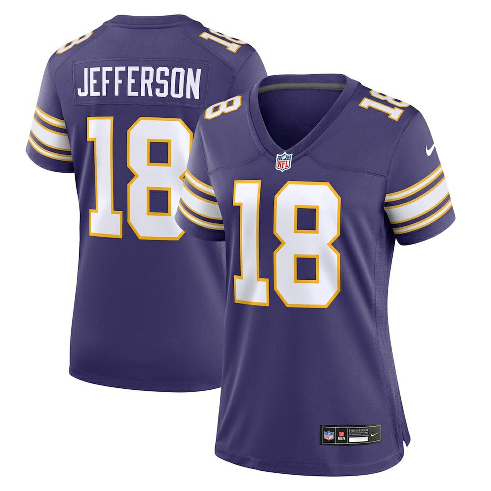 Justin Jefferson Minnesota Vikings Women's Player Jersey - Purple - Nike