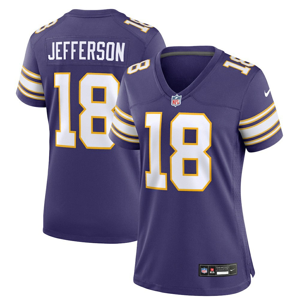 Justin Jefferson Minnesota Vikings Women's Player Jersey - Purple - Nike