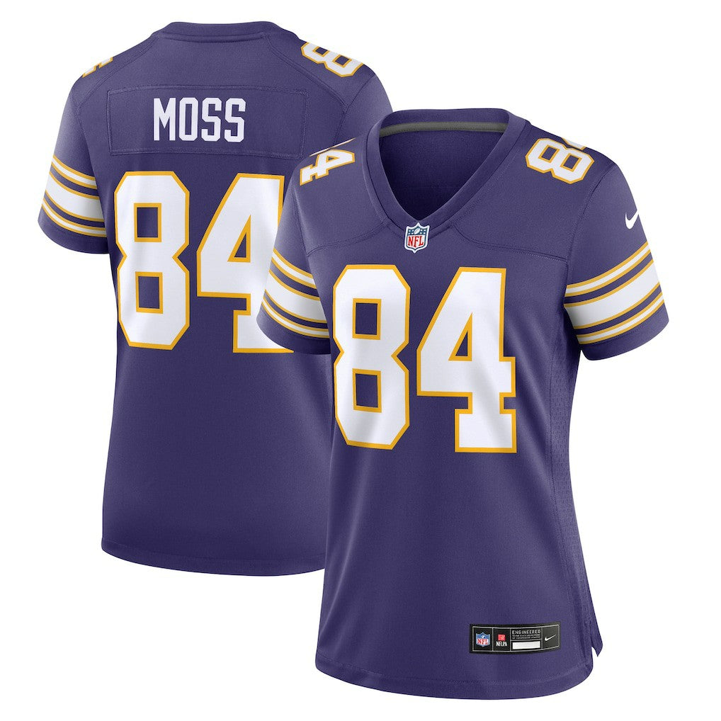 Randy Moss Minnesota Vikings Women's Classic Retired Player Game Jersey - Purple - Nike