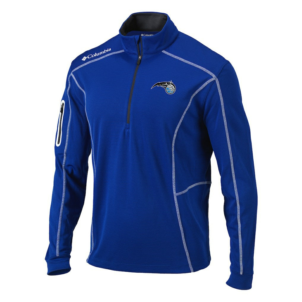Columbia Orlando Magic Omni-Wick Shotgun Quarter-Zip Pullover Top Blue