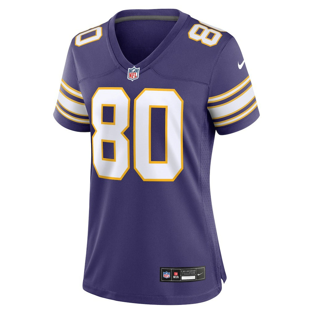 Cris Carter Minnesota Vikings Women's Classic Retired Player Game Jersey - Purple - Nike