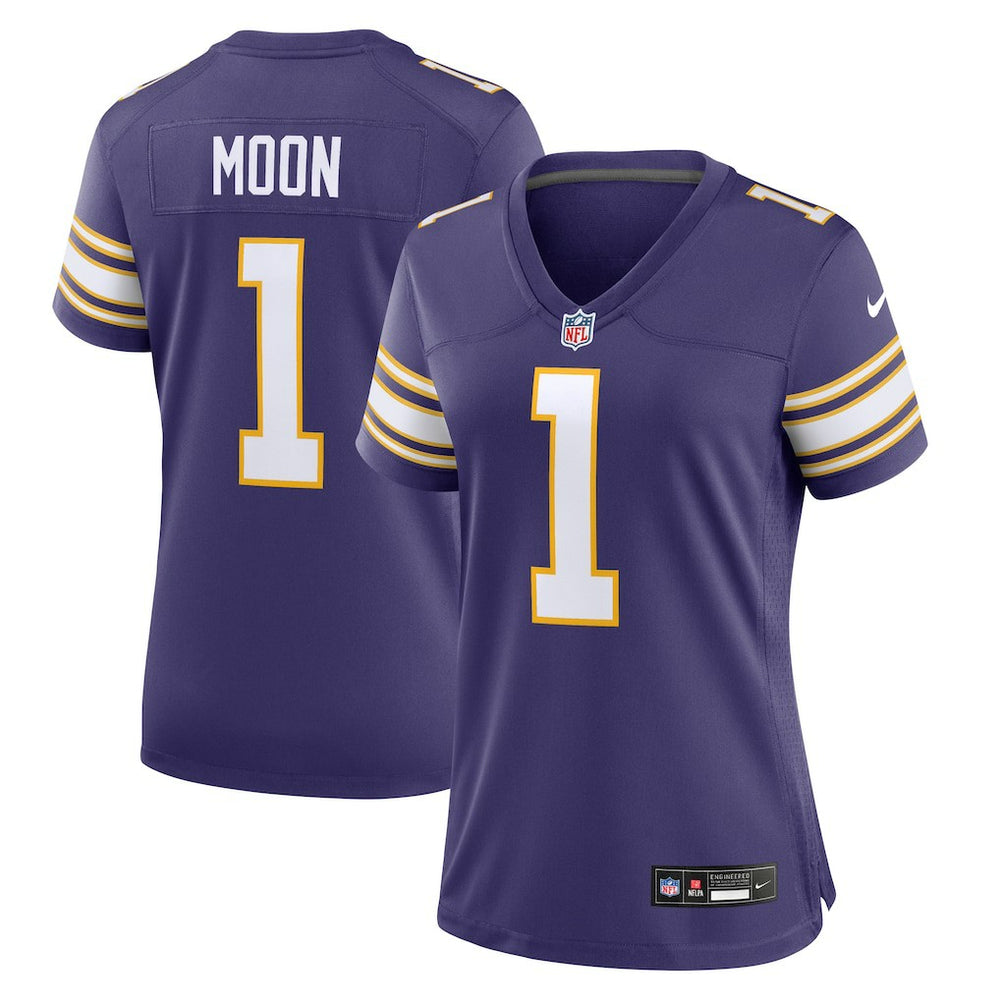 Warren Moon Minnesota Vikings Women's Classic Retired Player Game Jersey - Purple - Nike