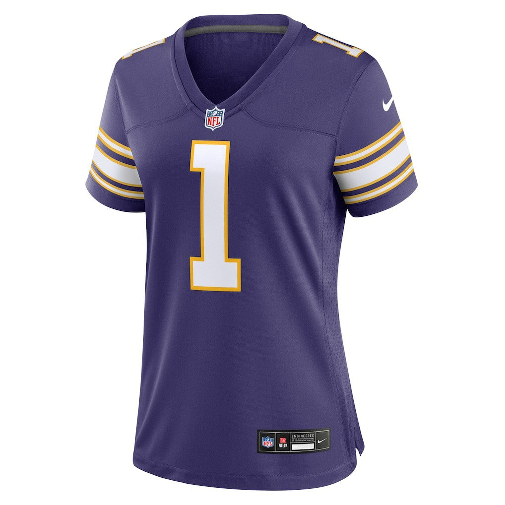 Warren Moon Minnesota Vikings Women's Classic Retired Player Game Jersey - Purple - Nike