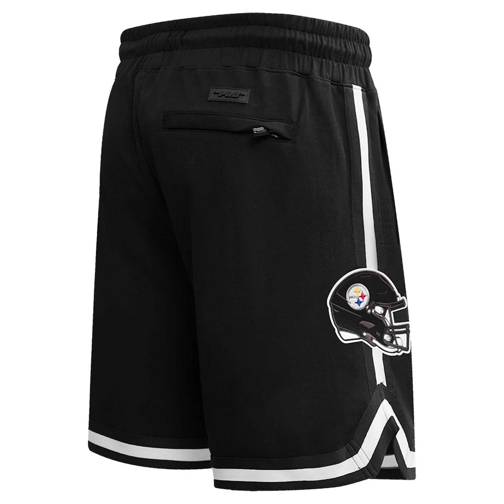 Pittsburgh Steelers Pro Standard Classic Chenille Shorts - Black - NFL