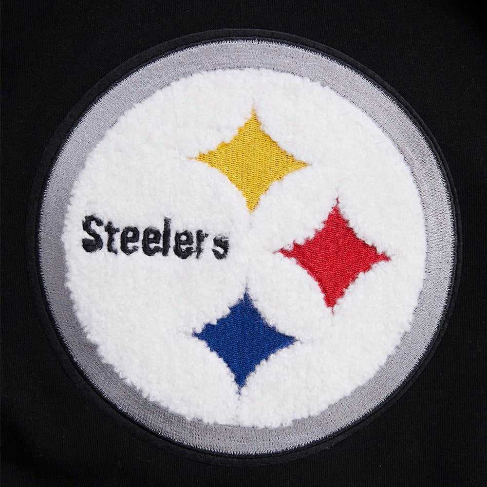 Pittsburgh Steelers Pro Standard Classic Chenille Shorts - Black - NFL