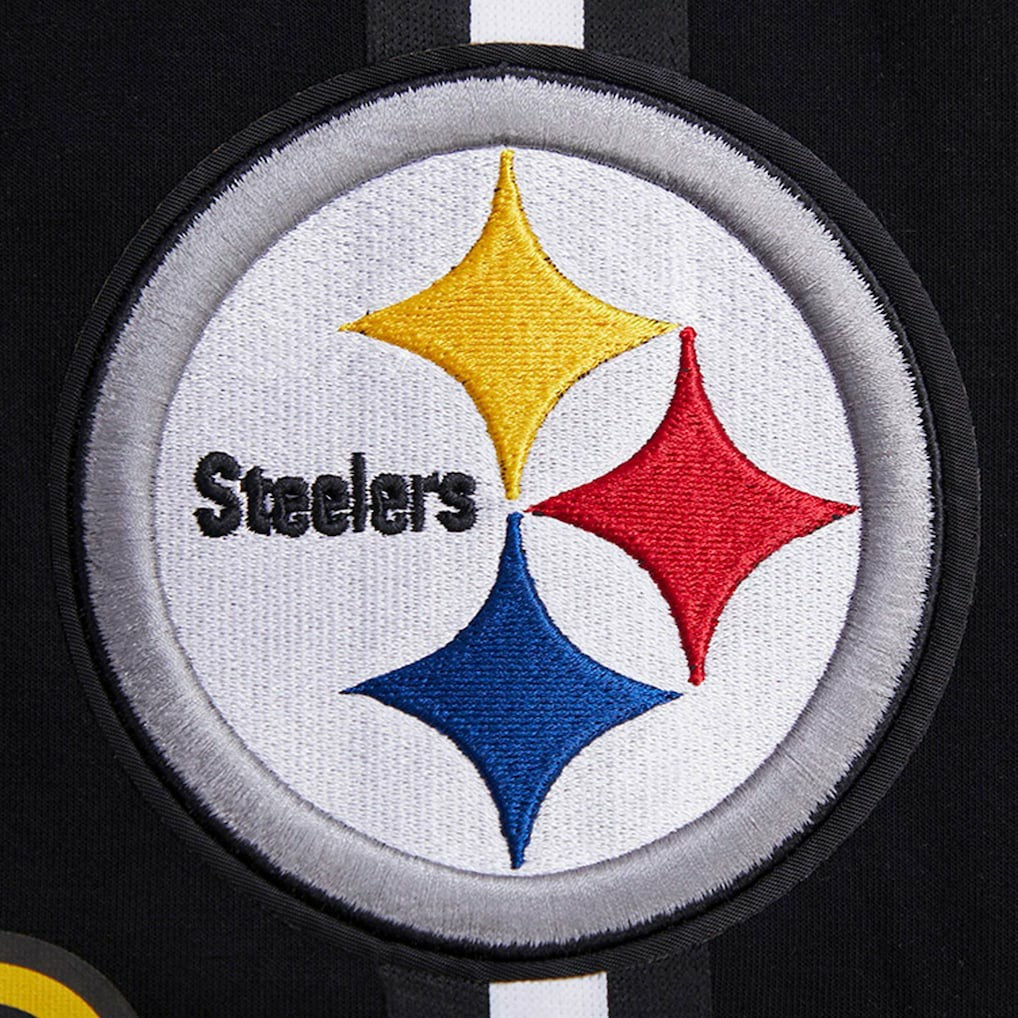 Pittsburgh Steelers Pro Standard Classic Chenille Shorts - Black - NFL
