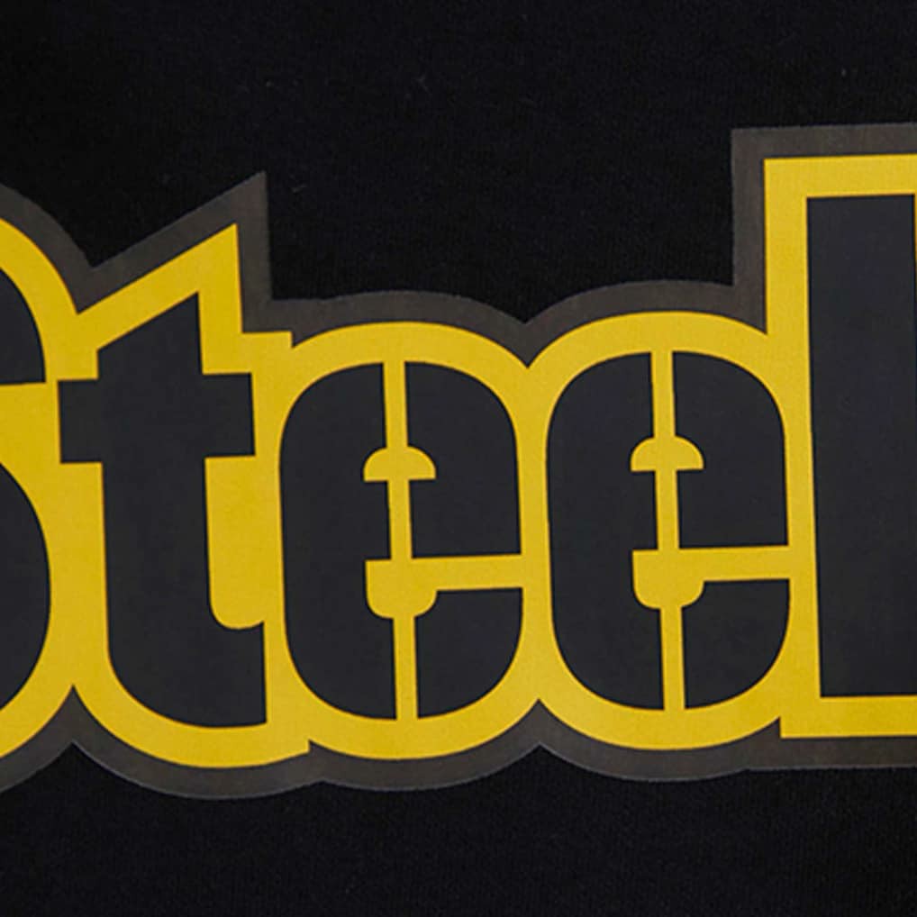 Pittsburgh Steelers Pro Standard Classic Chenille Shorts - Black - NFL