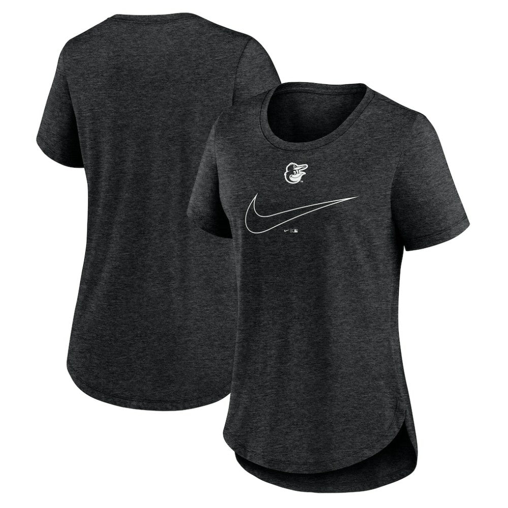 Baltimore Orioles Nike Women's Big Swoosh Tri-Blend Scoop Neck T-Shirt Online