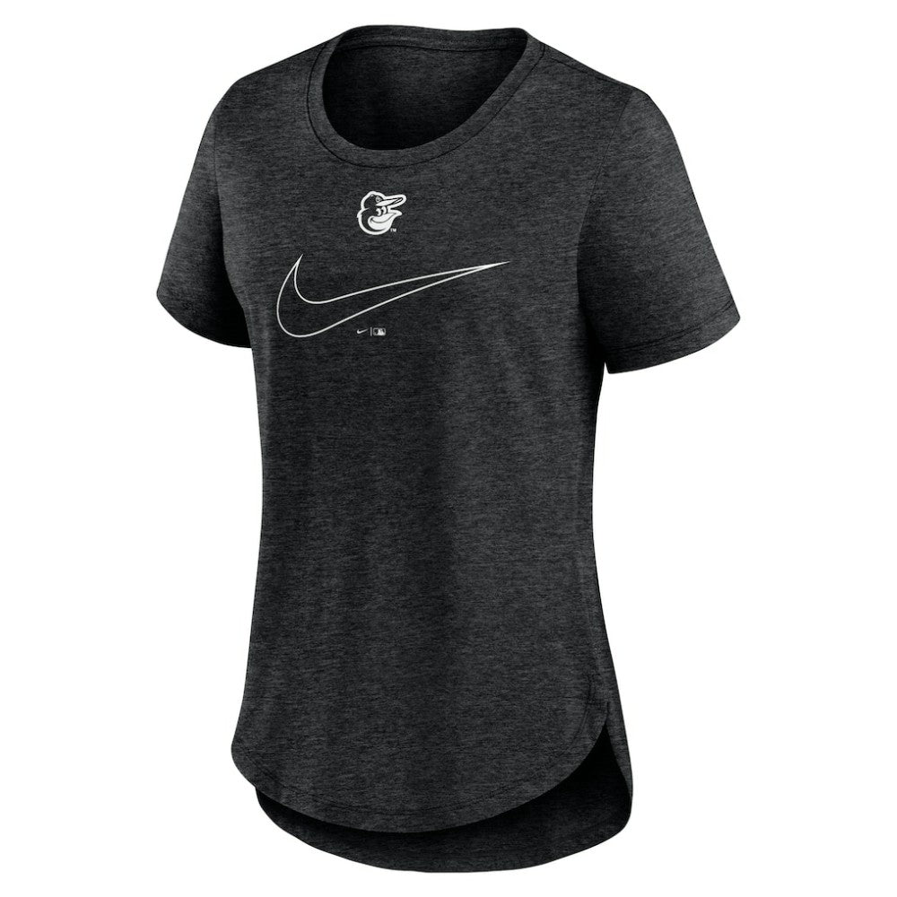 Baltimore Orioles Nike Women's Big Swoosh Tri-Blend Scoop Neck T-Shirt Online