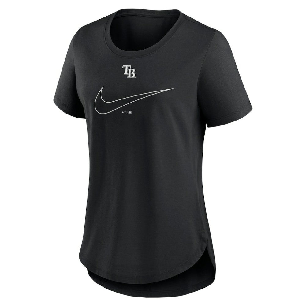 Tampa Bay Rays Nike Women's Big Swoosh Tri-Blend Scoop Neck T-Shirt Near Me