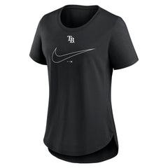 Tampa Bay Rays Nike Women's Big Swoosh Tri-Blend Scoop Neck T-Shirt Near Me
