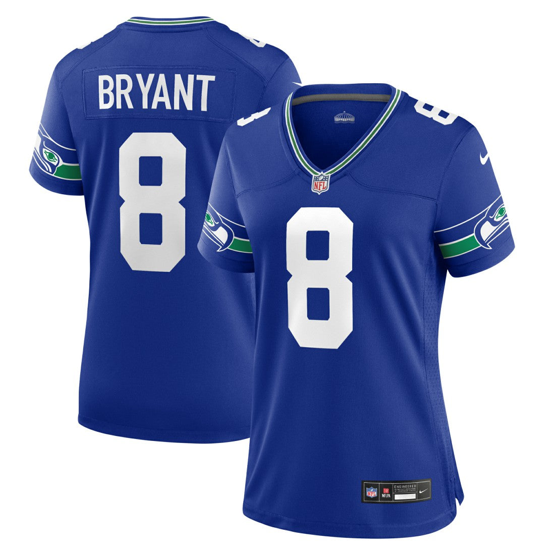 Coby Bryant Seattle Seahawks Women's Throwback Player Game Jersey - Royal - Nike