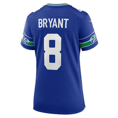 Coby Bryant Seattle Seahawks Women's Throwback Player Game Jersey - Royal - Nike