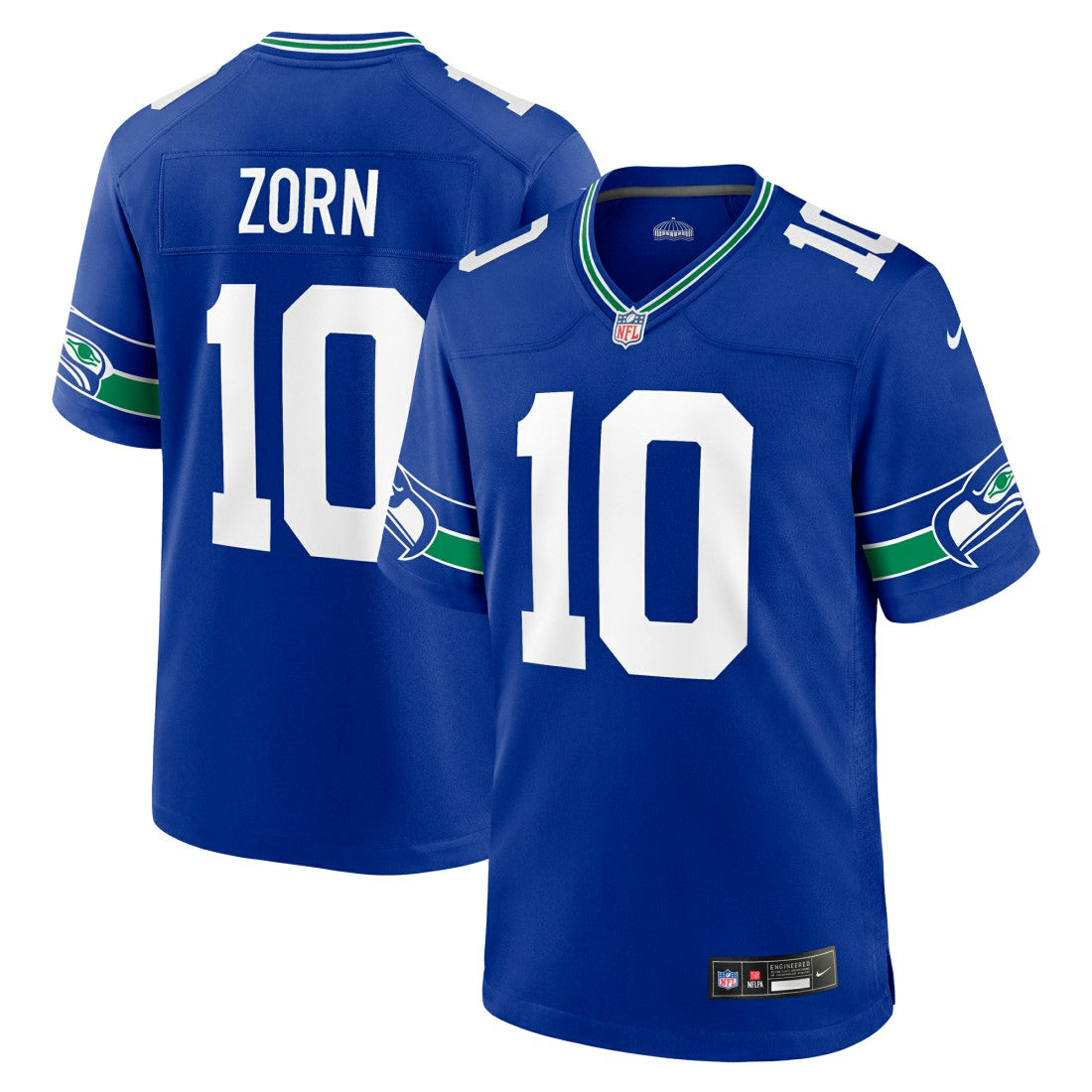 Jim Zorn Seattle Seahawks Retired Player Alternate Game Jersey - Royal - Nike