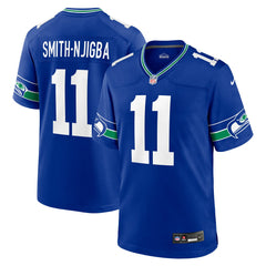 Jaxon Smith-Njigba Seattle Seahawks Throwback Player Game Jersey - Royal - Nike