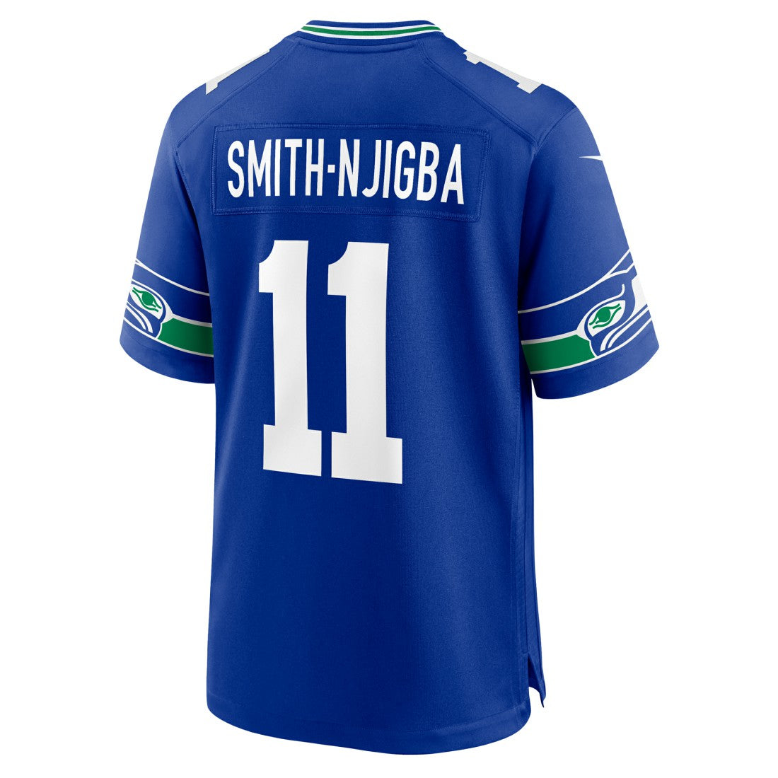 Jaxon Smith-Njigba Seattle Seahawks Throwback Player Game Jersey - Royal - Nike