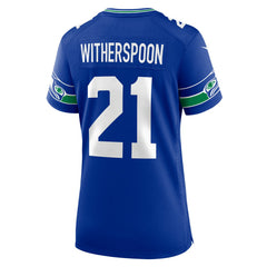 Devon Witherspoon Seattle Seahawks Women's Throwback Player Game Jersey - Royal - Nike
