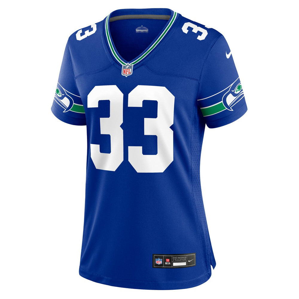 Jamal Adams Seattle Seahawks Women's Throwback Player Game Jersey - Royal - Nike