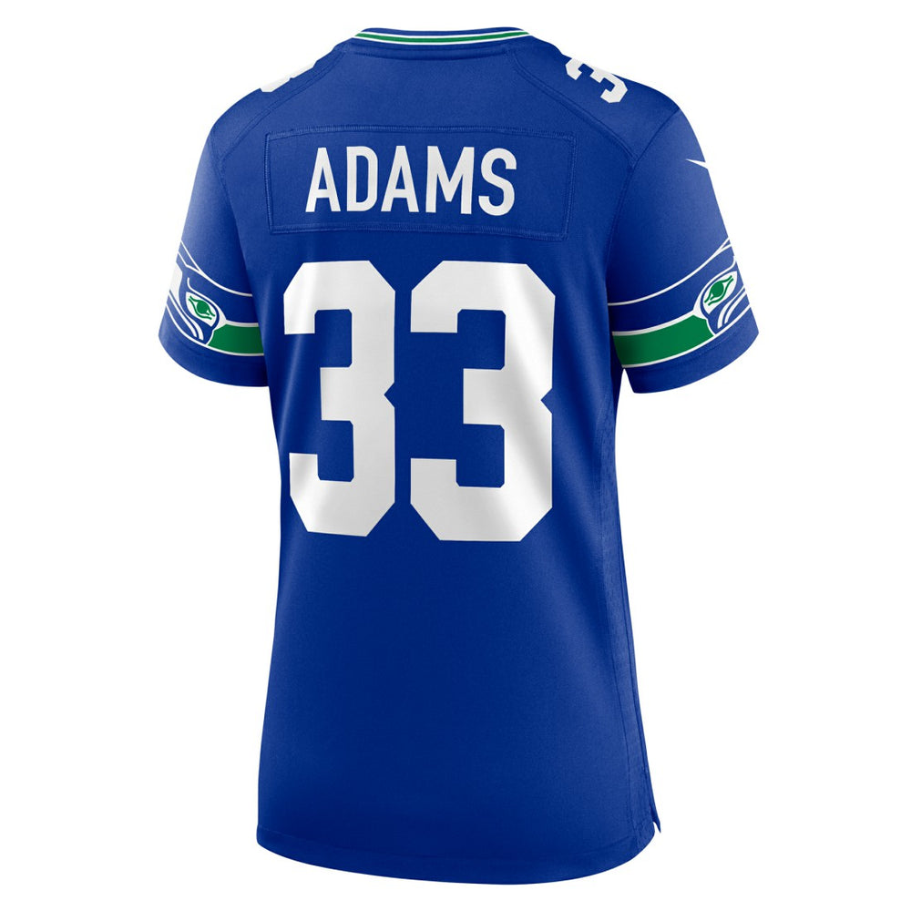 Jamal Adams Seattle Seahawks Women's Throwback Player Game Jersey - Royal - Nike