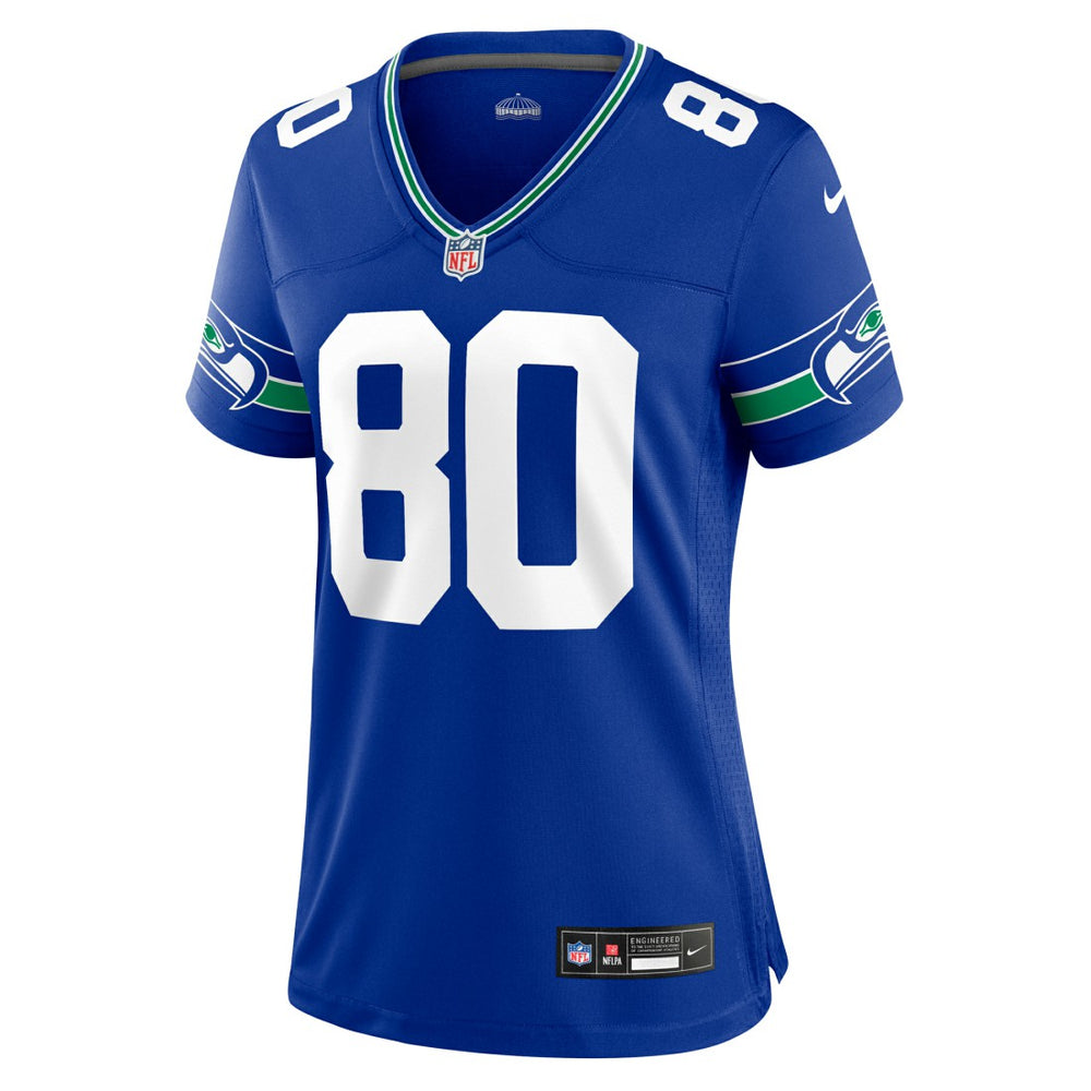 Steve Largent Seattle Seahawks Women's Throwback Retired Player Game Jersey - Royal - Nike
