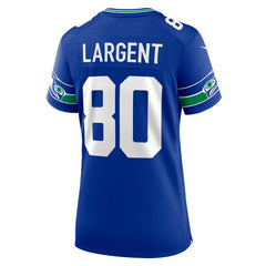 Steve Largent Seattle Seahawks Women's Throwback Retired Player Game Jersey - Royal - Nike