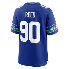Jarran Reed Seattle Seahawks Alternate Game Jersey - Royal - Nike