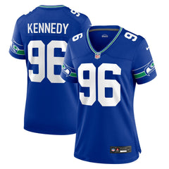 Cortez Kennedy Seattle Seahawks Women's Throwback Player Game Jersey - Royal - Nike