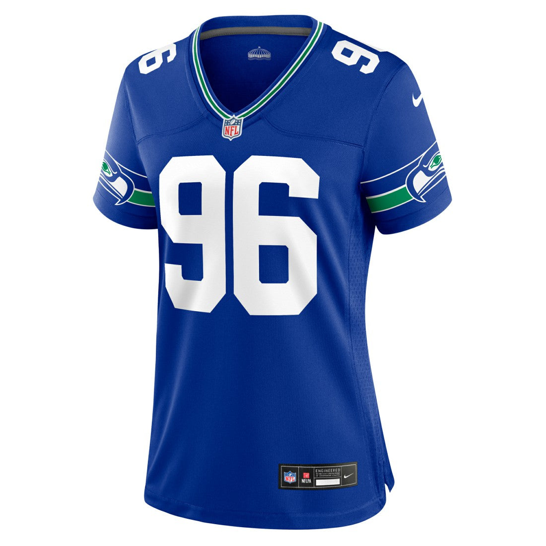 Cortez Kennedy Seattle Seahawks Women's Throwback Player Game Jersey - Royal - Nike