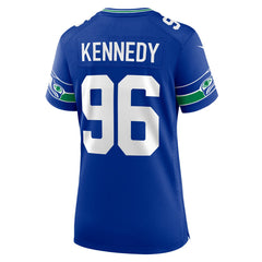 Cortez Kennedy Seattle Seahawks Women's Throwback Player Game Jersey - Royal - Nike