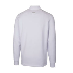 Philadelphia Eagles Cutter & Buck Traverse Stretch Quarter-Zip Pullover - White - NFL