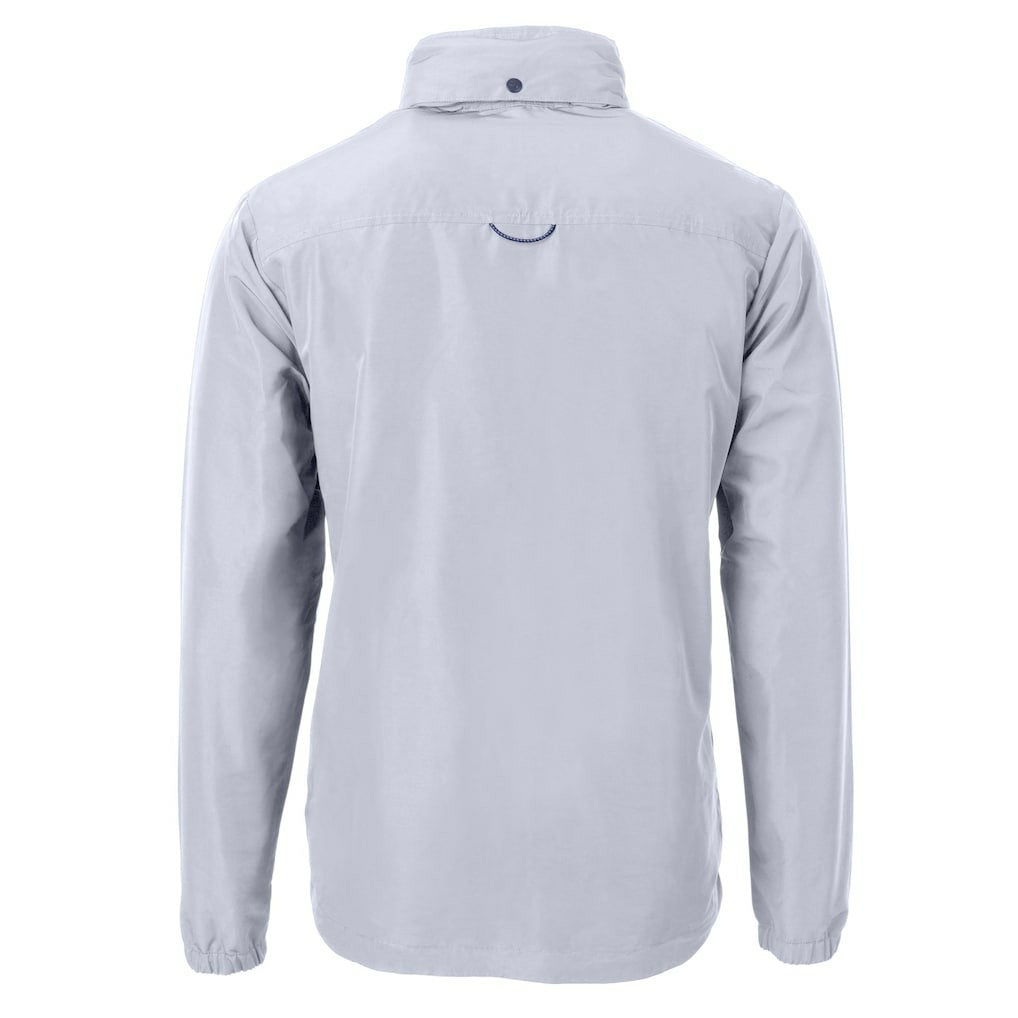Philadelphia Eagles Cutter & Buck Charter Eco Recycled Full-Zip Jacket - Silver - NFL