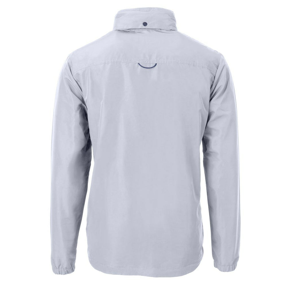 Philadelphia Eagles Cutter & Buck Charter Eco Recycled Full-Zip Jacket - Silver - NFL