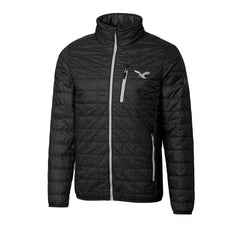 Philadelphia Eagles Cutter & Buck Rainier PrimaLoft Eco Insulated Full-Zip Puffer Jacket - Black - NFL