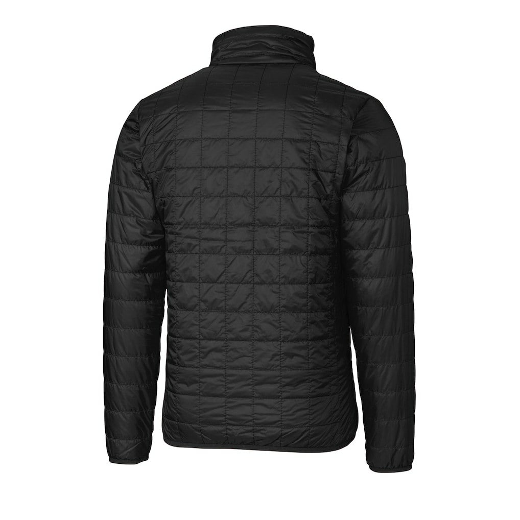 Philadelphia Eagles Cutter & Buck Rainier PrimaLoft Eco Insulated Full-Zip Puffer Jacket - Black - NFL