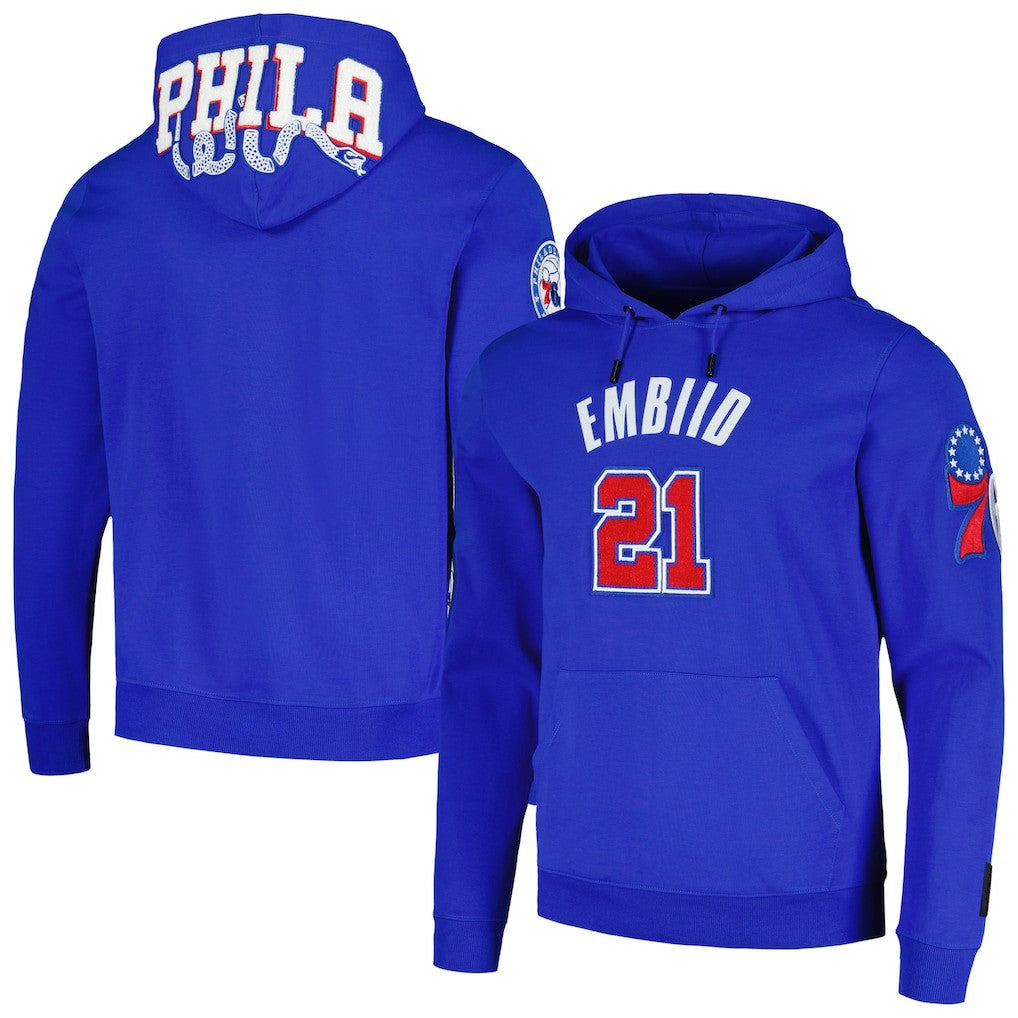Joel Embiid Philadelphia 76ers Pro Standard Player Pullover Hoodie Royal
